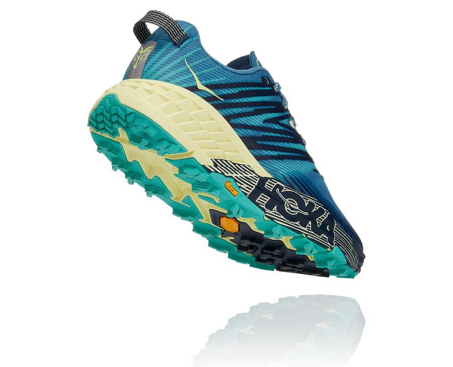 Zapatillas Trail Hoka One One Mujer - Speedgoat 4 - Azules - WGV396820